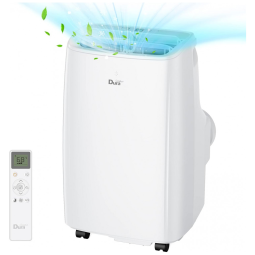Ar Condicionado Portátil 8000 BTU com Controle Remoto, até 13 m2, 110V, DuraComfort DP08CD, Branco
