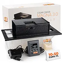 Umidificador Eletrônico Cigar Oasis Magna 3.0 com LCD Sensor Remoto 280L-1560L 240V