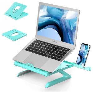 Suporte Ergonômico Laptop Jelly Comb Ajustável Dobrável Verde
