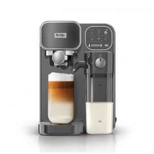 Máquina de Café Expresso com Bocal de Leite Otimizado e Display LCD, 110V 500W, Mr. Coffee Prima, Cinza