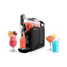 Máquina de Slush Raspadinha Frostyne 2,6L Sem Gelo 6 Programas Auto Limpeza Preta
