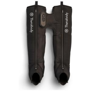 Massageador Elétrico de Compressão Pequeno para Pernas com Tecnologia TruGrade e FastFlush, TheraGun, Preto