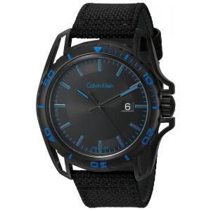 Relógio Masculino Analógico Automático, Nylon, CALVIN KLEIN K5Y31YB1, Preto