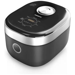 Panela de Arroz 4 Litros com Temporizador e Manutenção Automática de Calor, 110V 800W, YOKEKON KCRC501, Preta