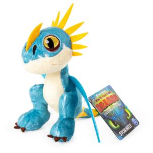 Pelúcia Premium de Dragão Stormfly da Dreamworks Dragons, 20cm, para Crianças a Partir de 4 Anos