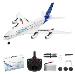 Airbus A380 Avião de Controle Remoto 2.4G Design 3CH, Idade Recomendada 14, GOOLRC YDB6507477936571TP, Branco
