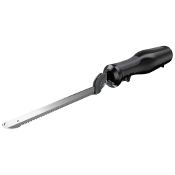 Facas Elétricas BLACK+DECKER Comfort Grip com Lâminas de Aço Inoxidável de 7 Polegadas - Preta com Estojo de Armazenamento