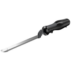 Facas Elétricas BLACK+DECKER Comfort Grip com Lâminas de Aço Inoxidável de 7 Polegadas - Preta com Estojo de Armazenamento