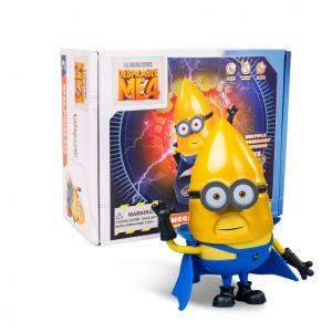 Minion Mega Gus com 12 cm de Altura e 3 Expressões Faciais Mutáveis para Crianças Acima de 8 Anos