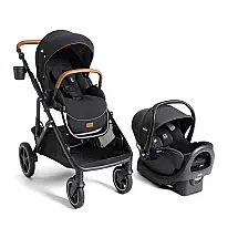 Cadeirinha Joie Rue com Carrinho Chive Cinza Sistema Bebê a Criança 1,8 a 22,7 kg