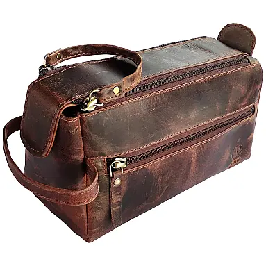 Necessaire Masculina Vintage de Couro