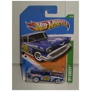Carrinho de Metal Colecionável Hot Wheels 57 Chevy Treasure Hunt 2 of 15