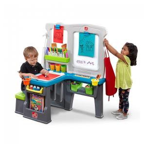 Cavalete Infantil para Artes e Ofícios, Quadro de Atividades de Dois Lados, Ideal para Crianças a Partir de 3 Anos, Step2