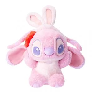 Pelúcia Stitch 27 cm de Altura, Coleção Lilo & Stitch para Crianças, MINISO, Rosa