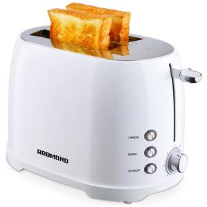 Torradeira 2 Fatias com Função Bagel, 800W, 110v, REDMOND, Preto