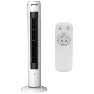 Hurricane HGC736106 Ventilador de Torre com 3 Velocidades, 110V, Branco