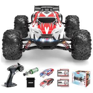 Carrinho de Controle Remoto 2845 Escala 116, Off Road, HOSIM, Vermelho