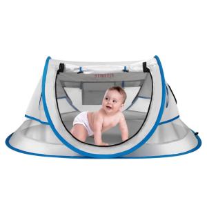 Berço Portátil FITNATE e Dobrável Infantil Zero Insetos para Passeios e Viagens, Branco