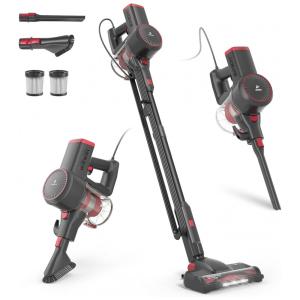 Aspirador de Pó com Sucção de 20 Kpa e Iluminação LED para Pisos Duros, 110V Girnoor G160, Cinza