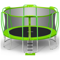Zupapa No Gap Design 16 15 14 12 10 Trampolim de 8 pés para crianças com rede de segurança 425LBS Capacidade de peso Trampolins de quintal