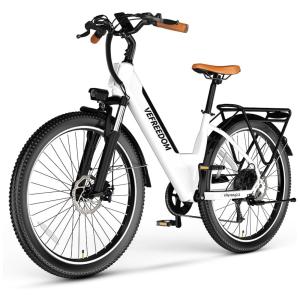 Bicicleta Elétrica Cityrang 2.0, Motor 1000W Pico, Bateria 48V 15Ah, 112 km Autonomia, 25 MPH, Freio a Disco, 7 Marchas, Display LCD