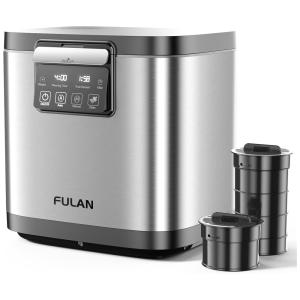 Composteira Elétrica de Cozinha Inteligente 3,8L para Ambientes Internos com Descarte Automático de Lixo, Display LED e Temp, 110V, Jopisin