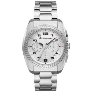 Relógio Cronógrafo Resistente a Quartzo Aço Inoxidável, BMW