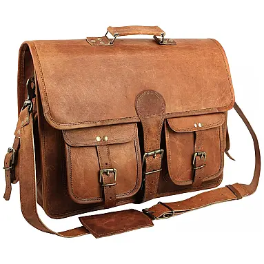 Bolsa, Pasta de Couro Masculina