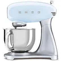Batedeira Retrô anos 50 com 10 Velocidades Capacidade 4,8L, 600W Pastel, 110v, SMEG SMF02PBUS, Azul