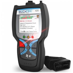 BLCKTEC 420: Scanner de Diagnóstico Bluetooth OBD2 para Carros - Leitor de Códigos e Apagador de Luz do Motor com App OBD - 420mm