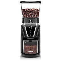 Moedor de Café e Grãos Elétrico Profissional 260g, Aço Inoxidável, 110v, CHEFMAN Conical Burr Coffee Grinder,, Preto