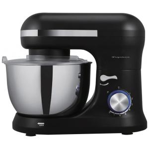 Batedeira Planetária Retro Elétrica 4.5L com 6 Velocidades Aço Inoxidável 380W, 110v, FRIGIDAIRE ESTM020 BLACK, Preto