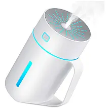 Pasapair Umidificador Ultrassônico Portátil 420mL, com Desligamento Automático, Silencioso, NUFR SXXS, Branco