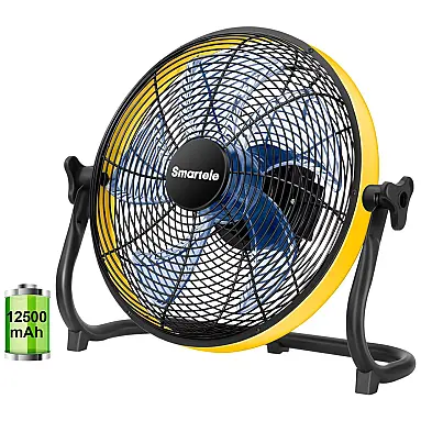 Ventilador de Piso Portátil Recarregável,