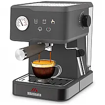 Máquina de Café Expresso Tanque 1,5 Litros 20 Bar com Vaporizador, 110V 1150W, MAttinata, Cinza