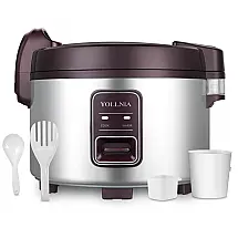 Panela de Arroz 13L com Modo de Aquecimento Automático, 1350W 110V, YOLLNIA WEYX13A, Vermelho e Prata