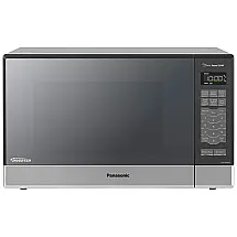 Micro Ondas de Bancada em Aço Inoxidável 33L com 14 Programas com Tecnologia Inverter, 110V 1200W, Panasonic SN686S, Prata