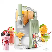 Máquina de Slush Raspadinha FOHERE Verde 2,6L 5 Programas Auto Limpeza 110V