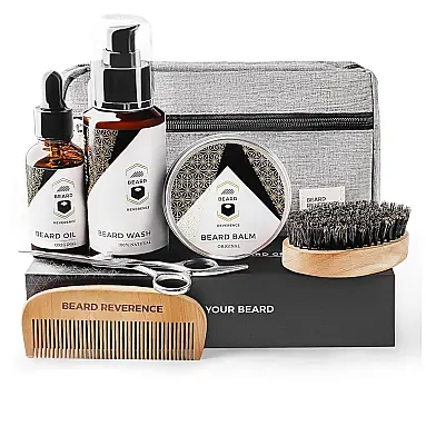 Kit para Barba Profissional Portátil