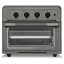 Airfryer, Forno Elétrico 60C, Aço Inoxidável, Grafite, escuro, escuro, 110v, CUISINART TOA 60BKS, Cinza escuro
