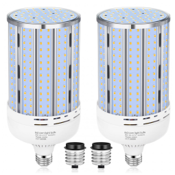 Lâmpada LED Corn XYCN de 200W, 2 Pack, 29.500LM, Branco Quente 3000K, Equivalente a 2000W, Base Mogul E26/E39 para Ambientes Internos