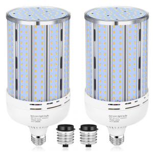 Lâmpada LED Corn XYCN de 200W, 2 Pack, 29.500LM, Branco Quente 3000K, Equivalente a 2000W, Base Mogul E26/E39 para Ambientes Internos