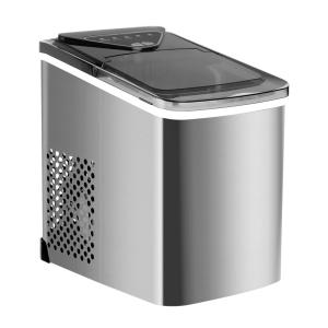 ADT Máquina de Gelo Automática Portátil até 11 kg de Gelo em 24h, 110V, Prata