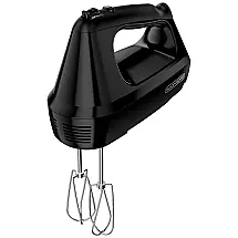 Batedeira de Mão com 6 Velocidades e 5 Acessórios, BLACKDECKER MX3200B, Preto