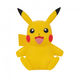Figura Pokémon Pikachu Select Jazwares vinil amarela 20 cm para exposição