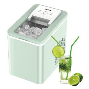 SOOPYK Máquina de Gelo Automática Portátil até 12 kg de Gelo em 24h, 110V, Verde