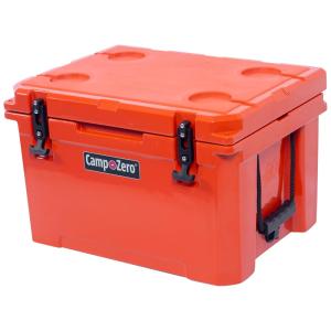 Cooler Caixa Térmica Portátil 40 Litros com Porta Copos, CAMP ZERO CZ40L BO, Laranja