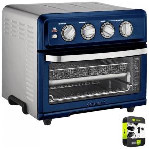 Forno Elétrico Air Fryer Cuisinart TOA-70NV 17L Azul, 8 Funções, Grill Reversível, 1800W, Timer 60min, Inox, Limpeza Fácil, 110V
