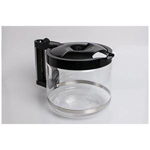 Jarra de Vidro 1L para Reposição, Compatível com os modelos 3066 3067 3093 3094 3111 3112 KF140 KF863, DELONGHI 7313283649, Água