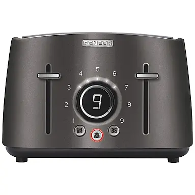 Sencor STS6078BK Torradeira de 4